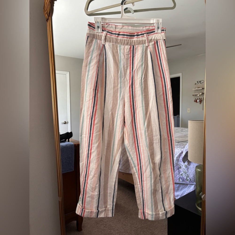 Cotton On Multicolor Striped Straight Leg Pants